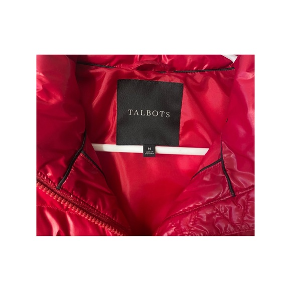 Talbots Red Puffer Vest - Picture 2 of 3